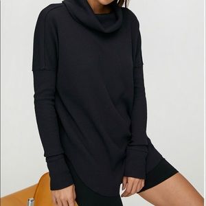 TNA Waffle Turtle Neck - Size Small